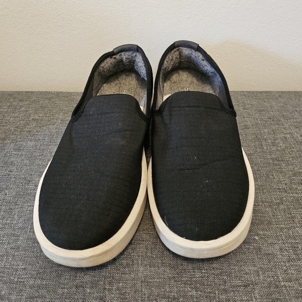 Black Slip-On Shoes